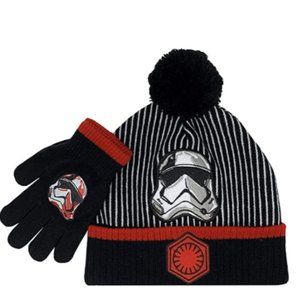 Star Wars Winter Hat and Glove Set, Boys Beanie